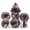Bat Dice - 7 Piece Polyhedral Dice Set + Dice Bag - Bea DnD Games