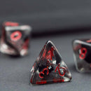 Bat Dice - 7 Piece Polyhedral Dice Set + Dice Bag - Bea DnD Games