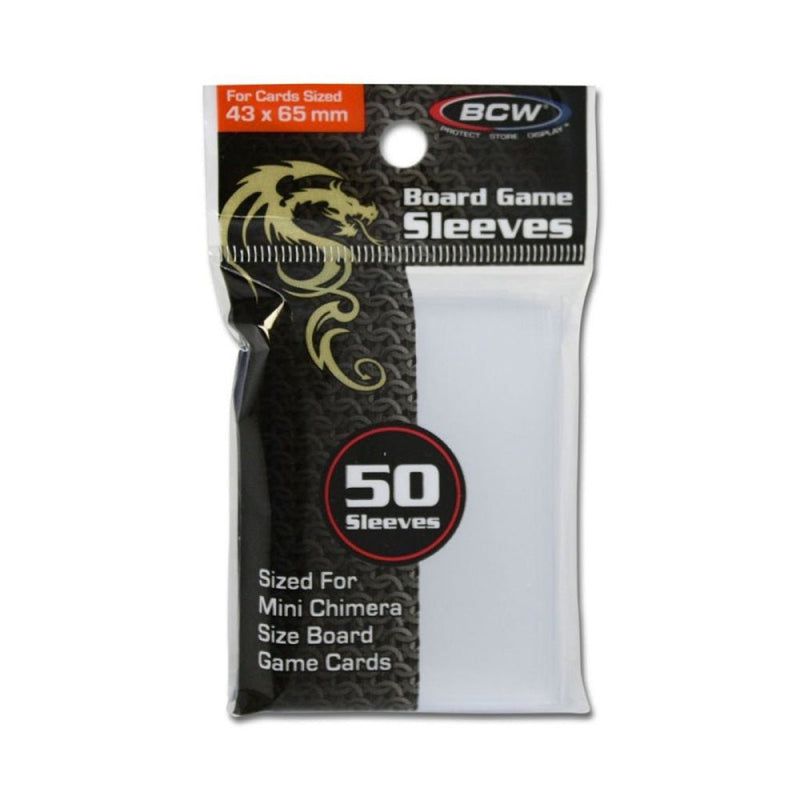 BCW Board Game Sleeves - Mini Chimera Size (43mm x 65mm) - Bea DnD Games
