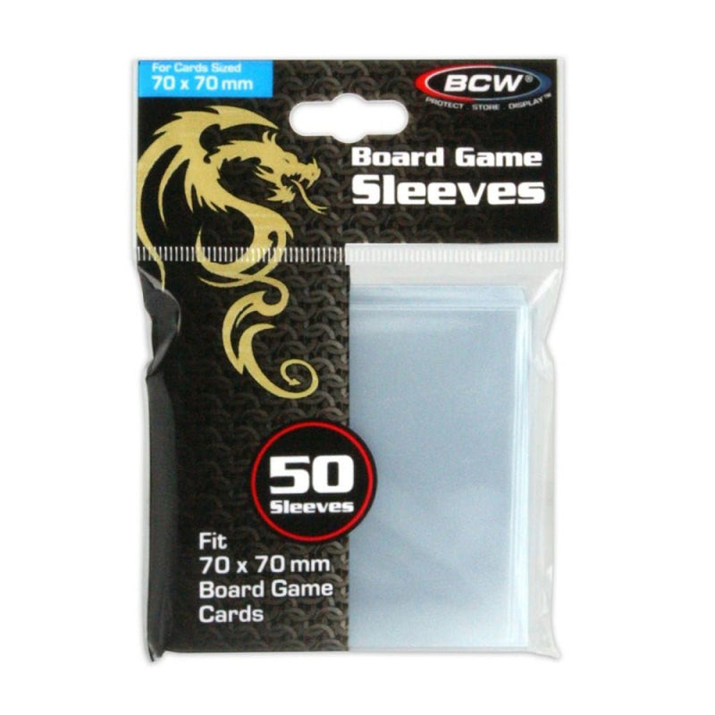 BCW Board Game Sleeves - Square No.1 (70mm X 70mm) - Bea DnD Games