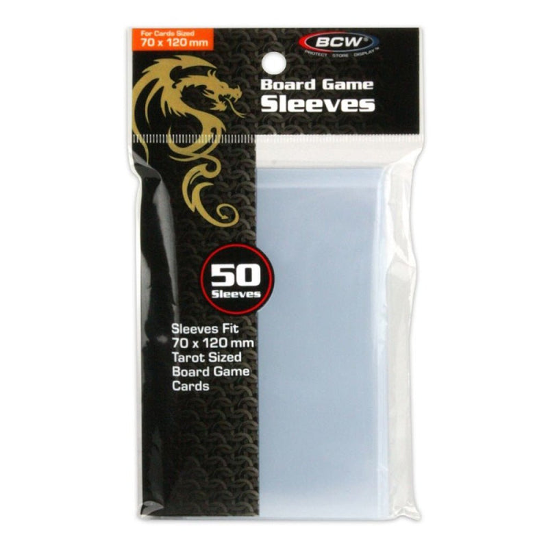 BCW Board Game Sleeves - Tarot Sized (70mm X 120mm) - Bea DnD Games