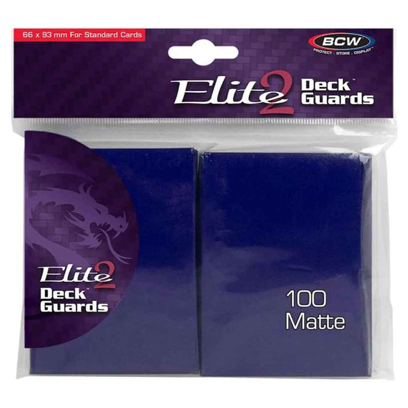BCW Deck Guard Elite 2 Matte Sleeves (100 Pack) - Bea DnD Games