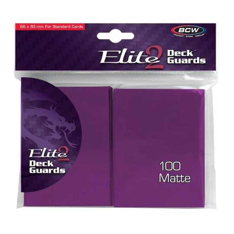 BCW Deck Guard Elite 2 Matte Sleeves (100 Pack) - Bea DnD Games