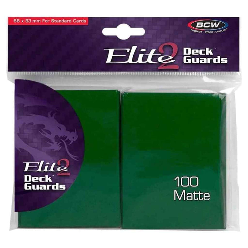BCW Deck Guard Elite 2 Matte Sleeves (100 Pack) - Bea DnD Games