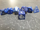 Bea DnD Lapis Lazuli Handcrafted Gemstone Dice by Level Up Dice - Bea DnD Games
