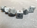 Bea DnD Raised Obsidian Handcrafted Gemstone Dice by Level Up Dice - Bea DnD Games