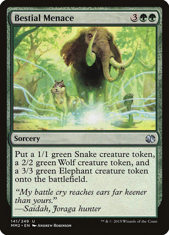 Bestial Menace [Modern Masters 2015] - Bea DnD Games