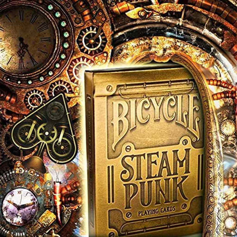 Bicycle Gold Steampunk Playing Cards - Bea DnD Games