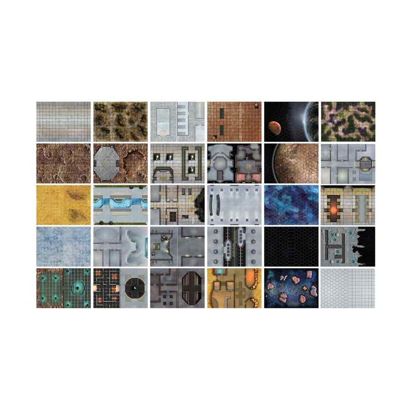 Big Book of Sci-Fi Battle Mats - Bea DnD Games