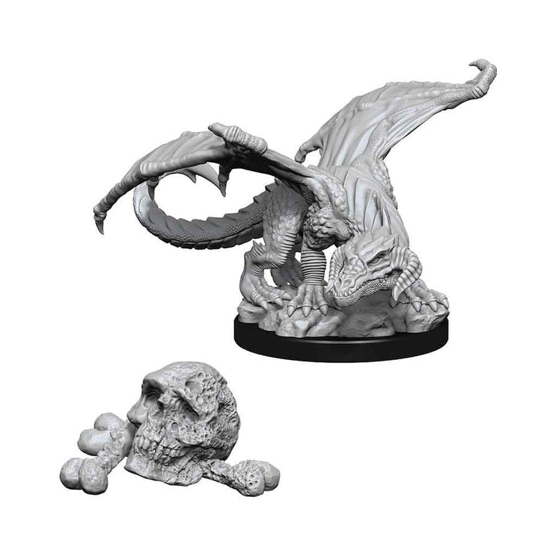 Black Dragon Wyrmling Nolzur's Marvelous Unpainted Miniatures - Bea DnD Games