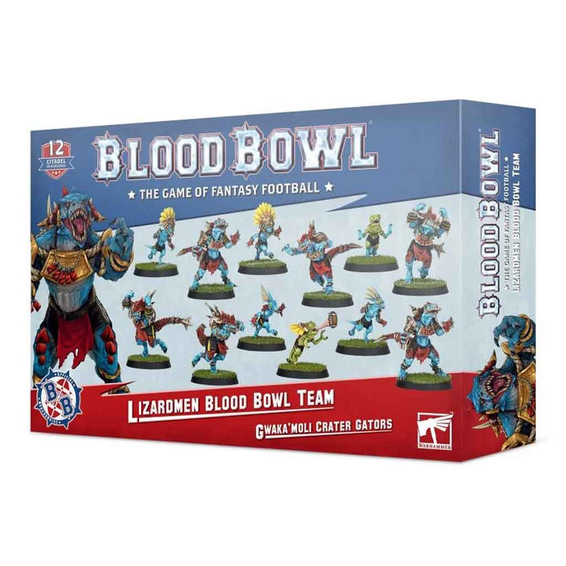 Blood Bowl - Lizardmen Team - Gwaka'moli Crater Gators - Bea DnD Games
