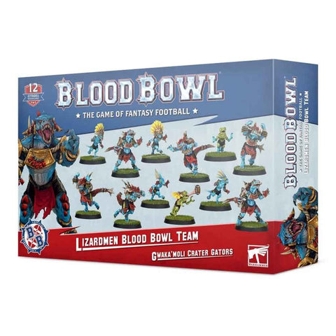 Blood Bowl - Lizardmen Team - Gwaka'moli Crater Gators - Bea DnD Games