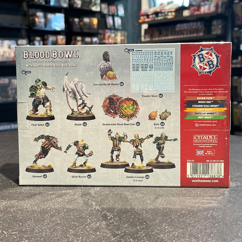 Blood Bowl - Necromantic Horror Blood Bowl Team - The Wolfenburg Crypt-Stealers - Bea DnD Games