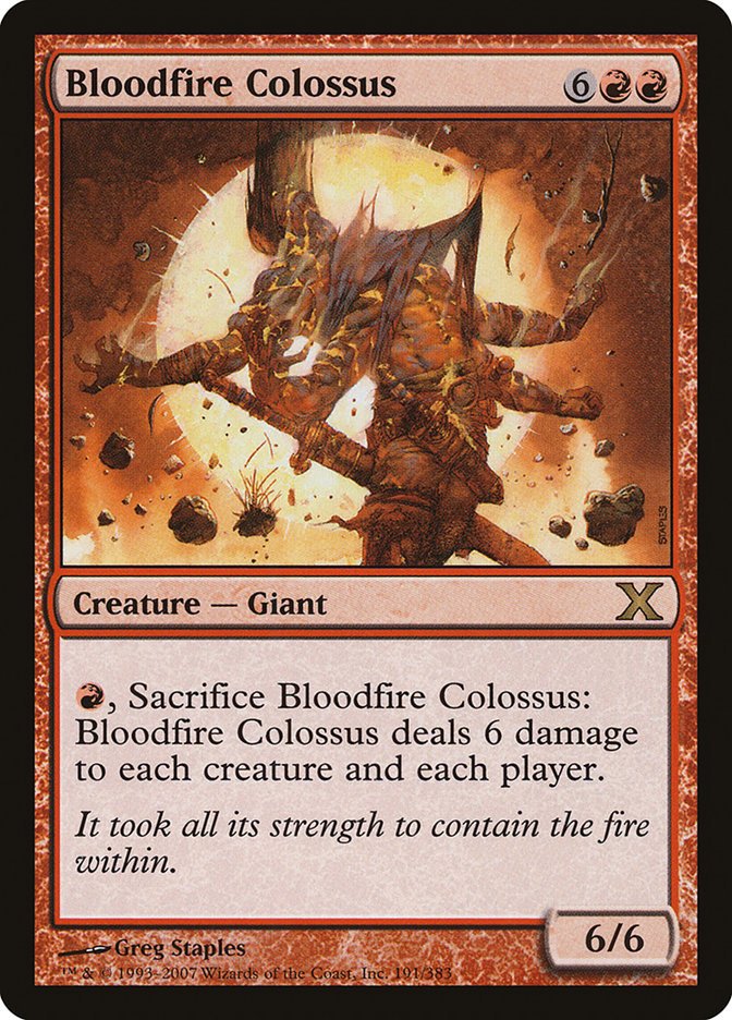 Bloodfire Colossus [Tenth Edition] - Bea DnD Games