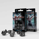 Bloodsucker Black & Silver Dice Set by Q Workshop - Bea DnD Games