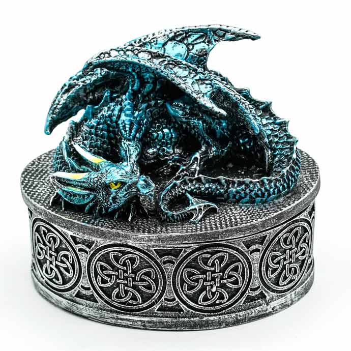 Blue Dragon Dice Box - Bea DnD Games