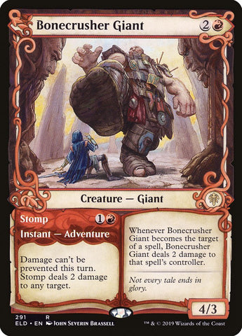 Bonecrusher Giant // Stomp (Showcase) [Throne of Eldraine] - Bea DnD Games