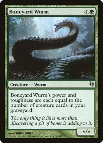 Boneyard Wurm [Duel Decks: Izzet vs. Golgari] - Bea DnD Games