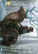 Boreal Outrider Art Card (Gold-Stamped Signature) [Kaldheim Art Series] - Bea DnD Games