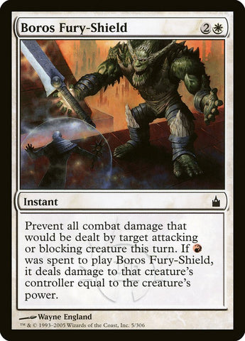 Boros Fury-Shield [Ravnica: City of Guilds] - Bea DnD Games