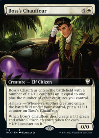 Boss's Chauffeur (Extended Art) [Streets of New Capenna Commander] - Bea DnD Games