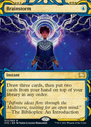 Brainstorm (Foil Etched) [Strixhaven: School of Mages Mystical Archive] - Bea DnD Games