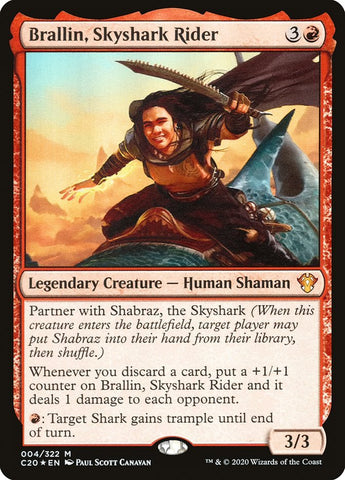 Brallin, Skyshark Rider [Commander 2020] - Bea DnD Games