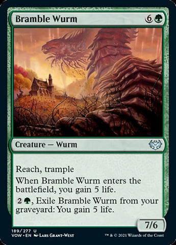 Bramble Wurm [Innistrad: Crimson Vow] - Bea DnD Games
