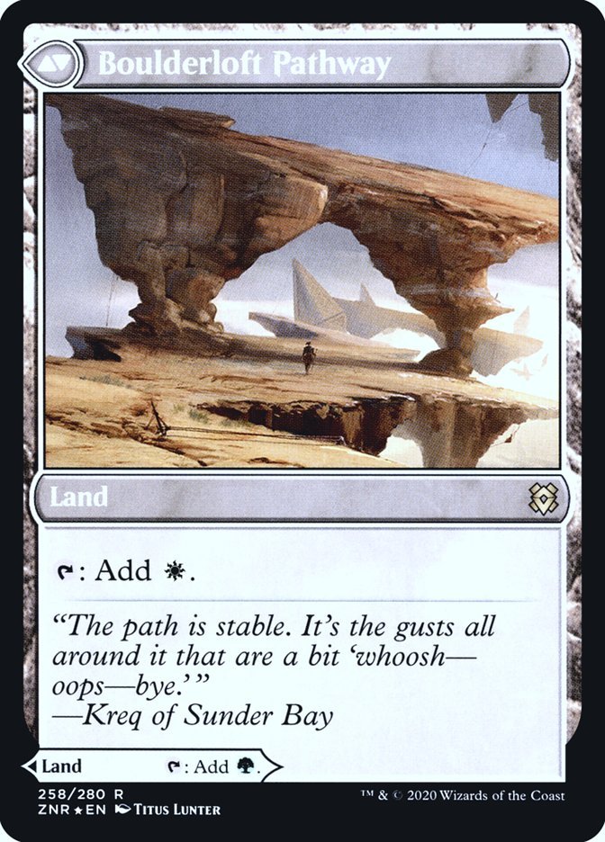 Branchloft Pathway // Boulderloft Pathway [Zendikar Rising Prerelease Promos] - Bea DnD Games