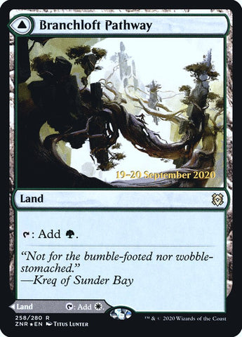 Branchloft Pathway // Boulderloft Pathway [Zendikar Rising Prerelease Promos] - Bea DnD Games