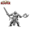 Brand Oathblood, Human Barbarian - Dark Heaven Bones Unpainted Miniatures by Reaper Miniatures - Bea DnD Games
