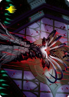 Bride's Gown Art Card (Gold-Stamped Signature) [Innistrad: Crimson Vow Art Series] - Bea DnD Games