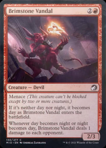 Brimstone Vandal [Innistrad: Midnight Hunt] - Bea DnD Games