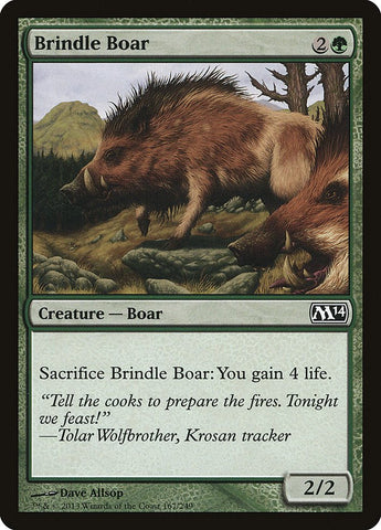 Brindle Boar [Magic 2014] - Bea DnD Games