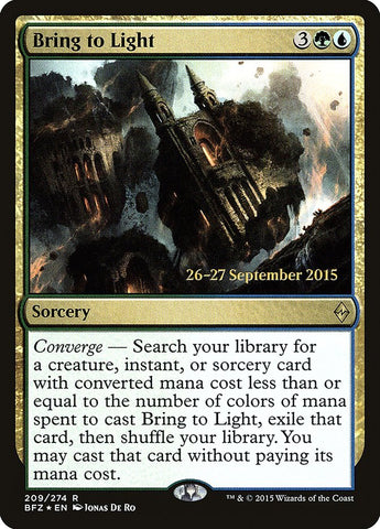 Bring to Light [Battle for Zendikar Prerelease Promos] - Bea DnD Games