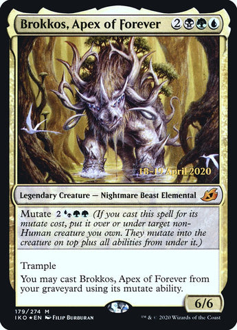 Brokkos, Apex of Forever [Ikoria: Lair of Behemoths Prerelease Promos] - Bea DnD Games