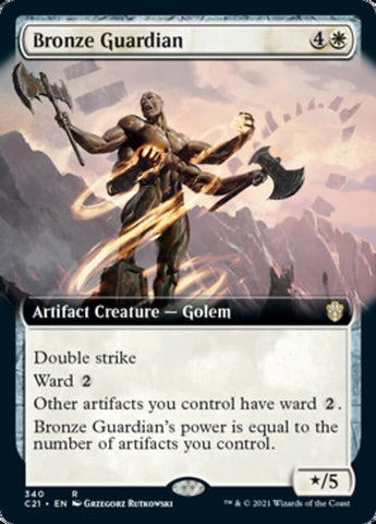 Bronze Guardian (Extended Art) [Commander 2021] - Bea DnD Games