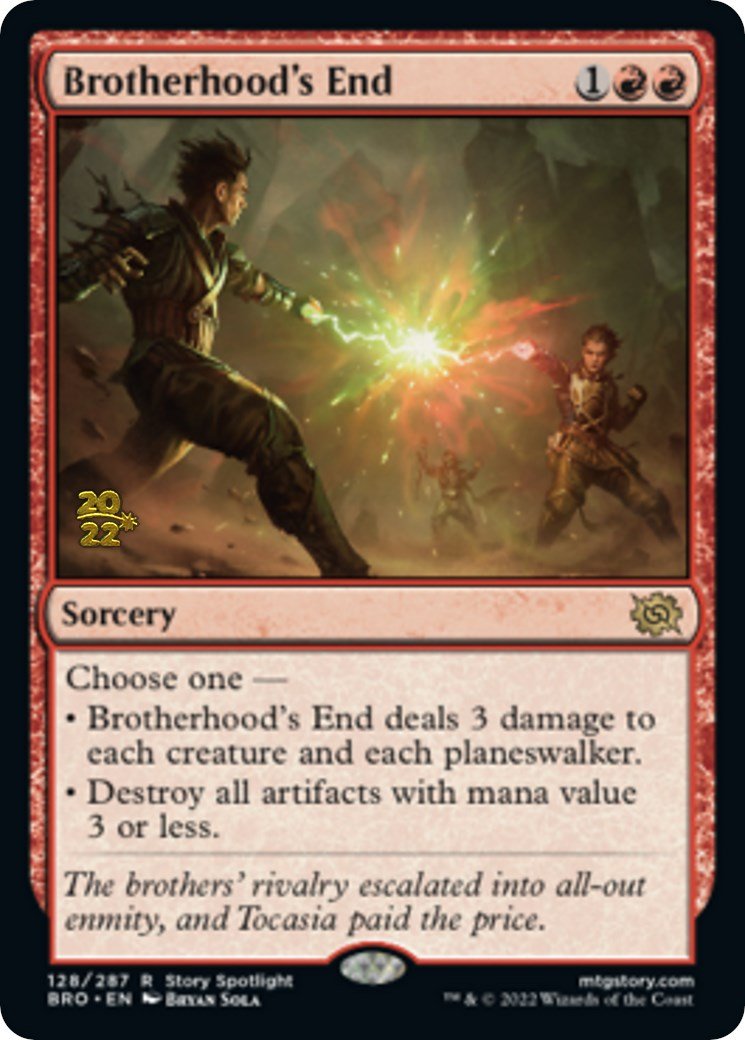 Brotherhood's End [The Brothers' War Prerelease Promos] - Bea DnD Games