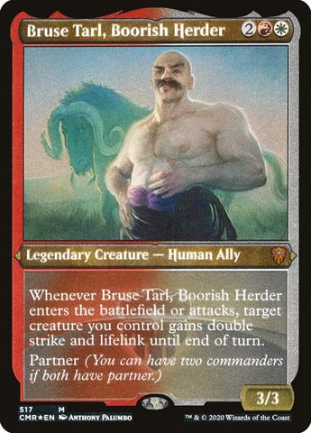 Bruse Tarl, Boorish Herder (Etched) [Commander Legends] - Bea DnD Games