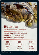 Bulette Art Card (Gold-Stamped Signature) [Dungeons & Dragons: Adventures in the Forgotten Realms Art Series] - Bea DnD Games