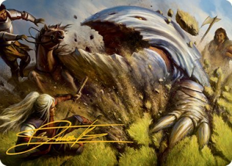 Bulette Art Card (Gold-Stamped Signature) [Dungeons & Dragons: Adventures in the Forgotten Realms Art Series] - Bea DnD Games