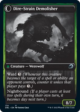 Burly Breaker // Dire-Strain Demolisher [Innistrad: Double Feature] - Bea DnD Games