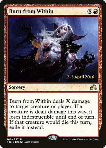 Burn from Within [Shadows over Innistrad Prerelease Promos] - Bea DnD Games