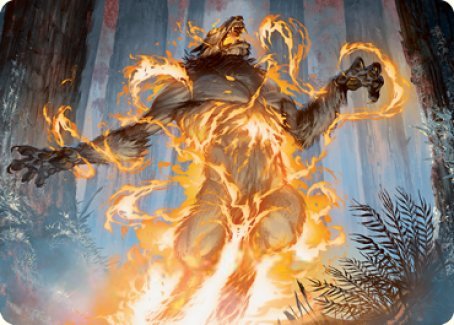 Burn the Accursed Art Card [Innistrad: Midnight Hunt Art Series] - Bea DnD Games