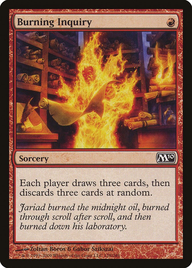 Burning Inquiry [Magic 2010] - Bea DnD Games