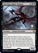Burning-Rune Demon (Promo Pack) [Kaldheim Promos] - Bea DnD Games