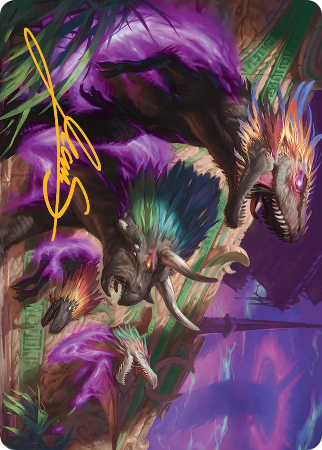 Burning Sun's Fury Art Card (Gold-Stamped Signature) [March of the Machine Art Series] - Bea DnD Games