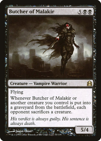 Butcher of Malakir [Commander 2011] - Bea DnD Games