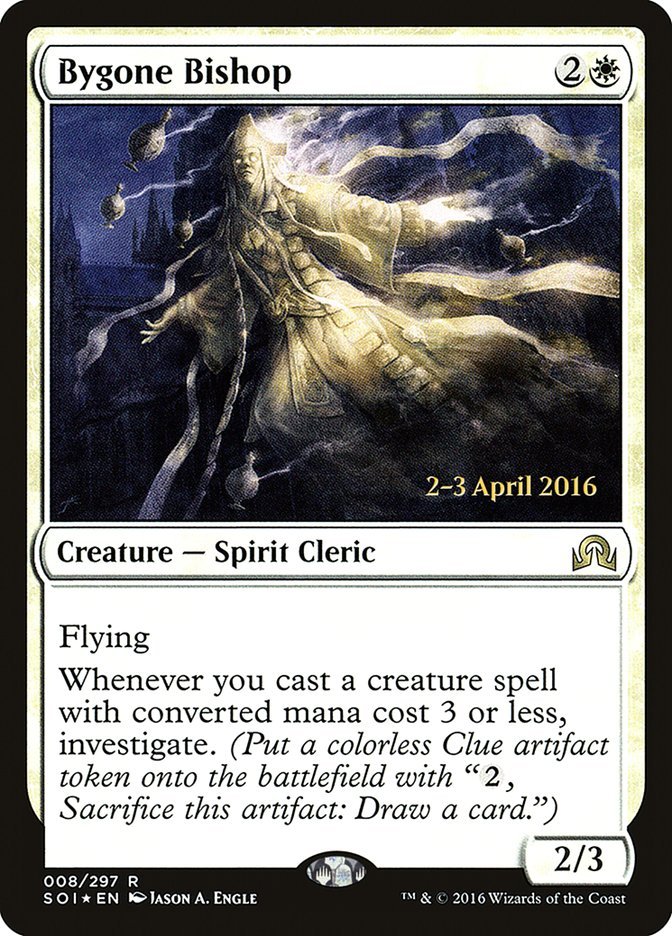 Bygone Bishop [Shadows over Innistrad Prerelease Promos] - Bea DnD Games