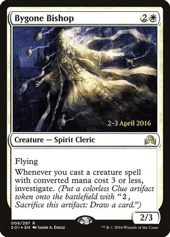 Bygone Bishop [Shadows over Innistrad Prerelease Promos] - Bea DnD Games